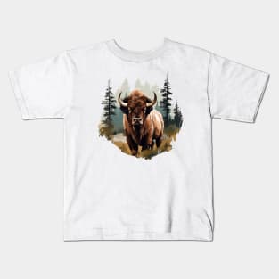 American Bison Kids T-Shirt